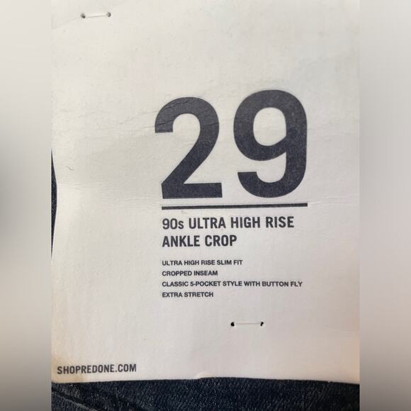 Re/Done Black Ankle & Cropped Jeans - Picture 14 of 16